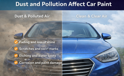 How dust and pollution affect car paint